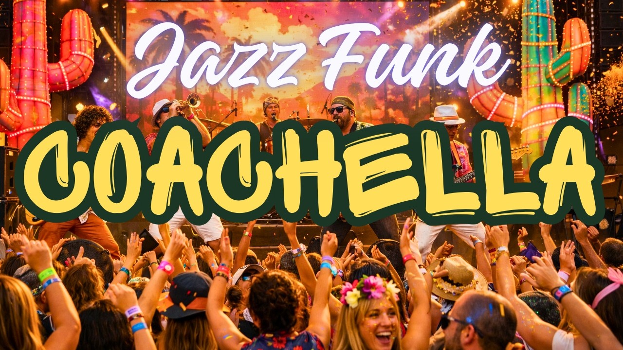 COACHELLA 2026 Jazz Funk Mix 🔥 Desert Vibes | Festival Energy