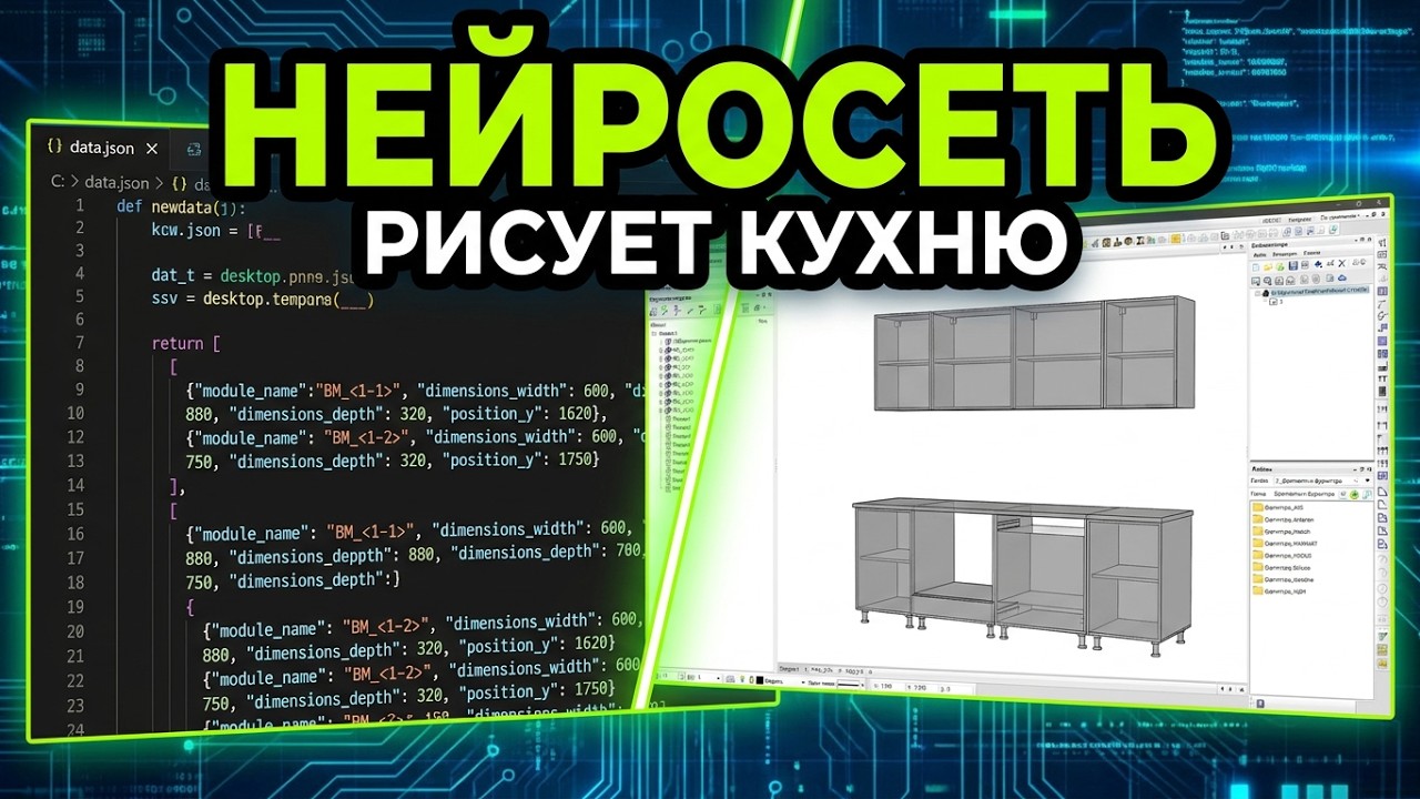 Базис мебельщик | Построение кухонь голосом с помощью Искусственного интеллекта