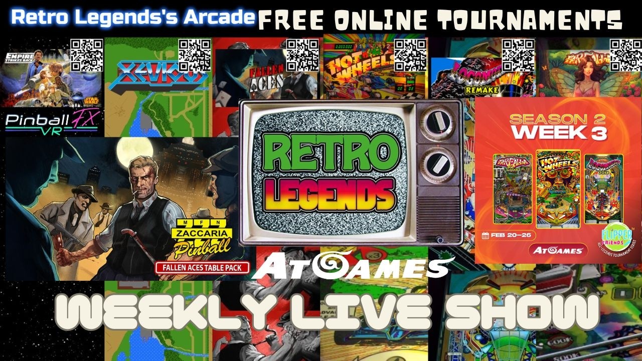 AtGames Pinball - Star Wars - Xevious Arcade 1982 - Fallen Aces - Retro Legends Arcade!