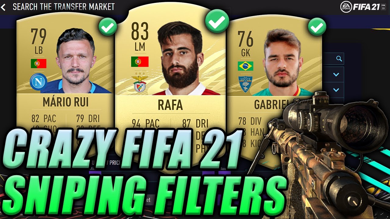 CRAZY FIFA 21 SNIPING FILTERS!!! HOW TO MAKE 50K AN HOUR IN FIFA 21!!! FIFA 21 Ultimate Team