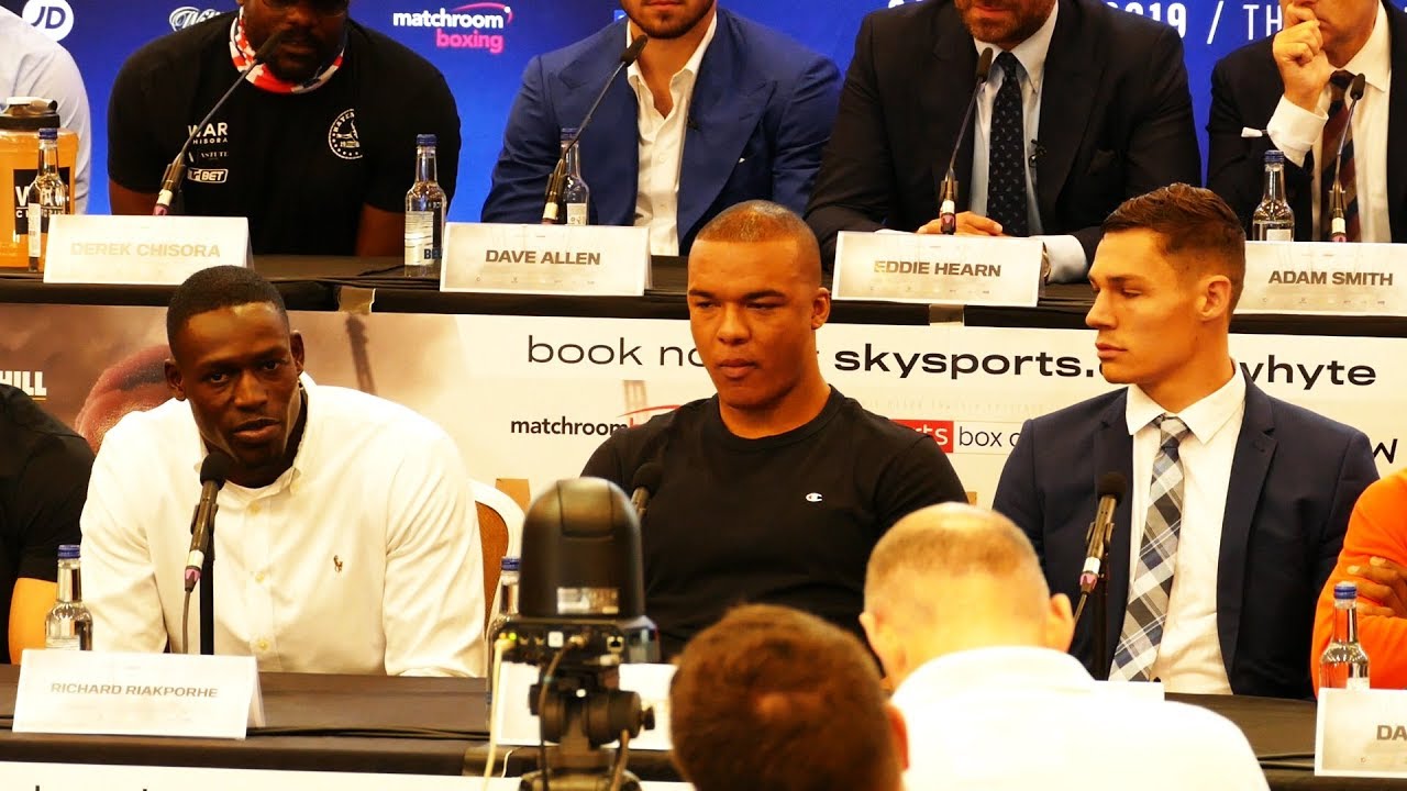BILLAM-SMITH WILL GO IN 6! Riakporhe sparks presser dispute | Matchroom Boxing
