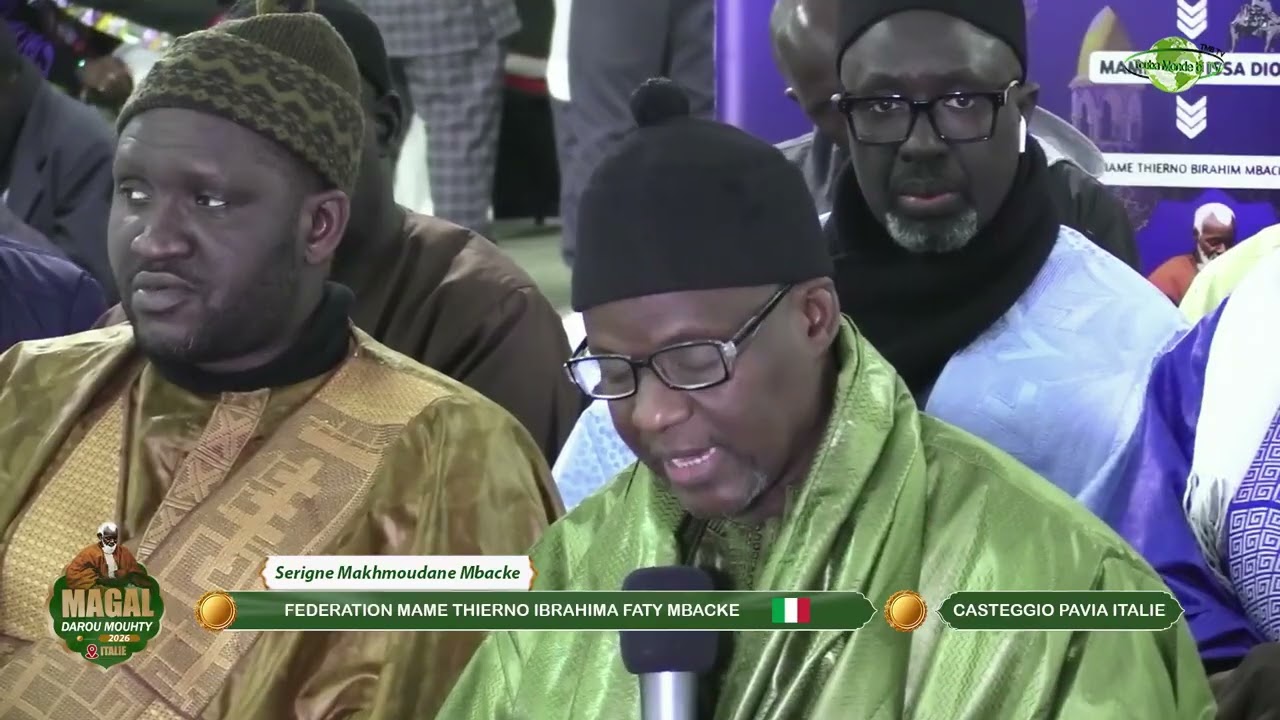 kadouy serigne Makhmoudane Mbacke Magal Darou Moukhty Fédération Mame Thierno Ibrahima Faty Mbacke