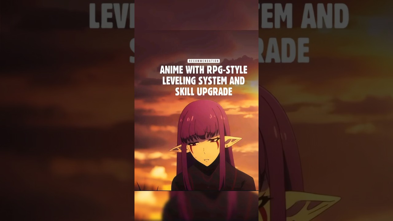 🎮Anime with RPG-Style Leveling System & Skill Upgrades #animeshorts #animeseries #rpganime