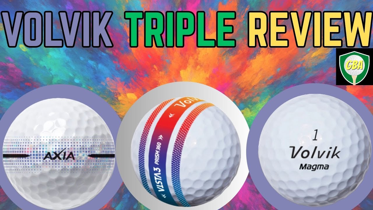 Volvik Axia Hologram VS Volvik Vista3 PRISM VS Volvik Magma Golf Ball Review | Gimmicks or Nah?