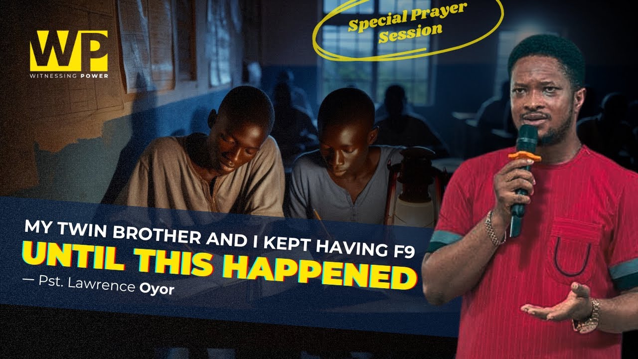 My Twin Brother and I Kept Failing Until This Happened | Pastor Lawrence OYOR