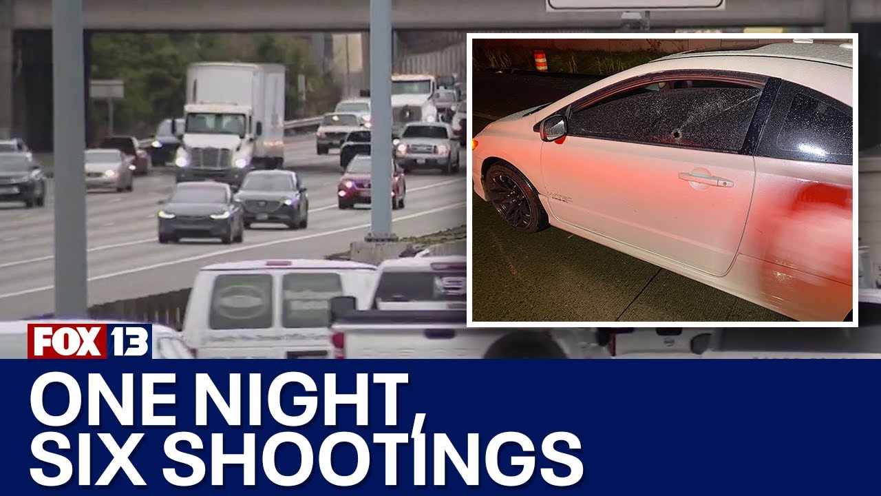 Six shootings on Western Washington highways in a single night | FOX 13 Seattle