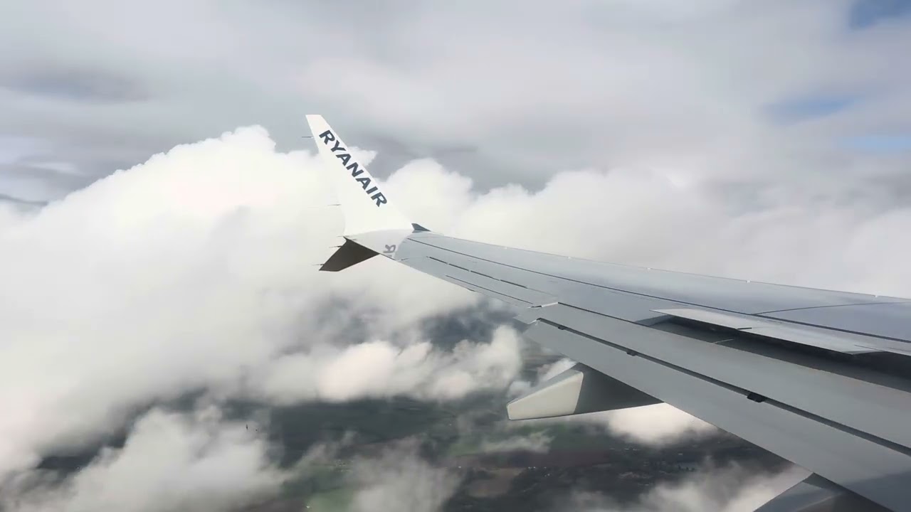 Landing at Birmingham Airport bit of a bumpy landing. 