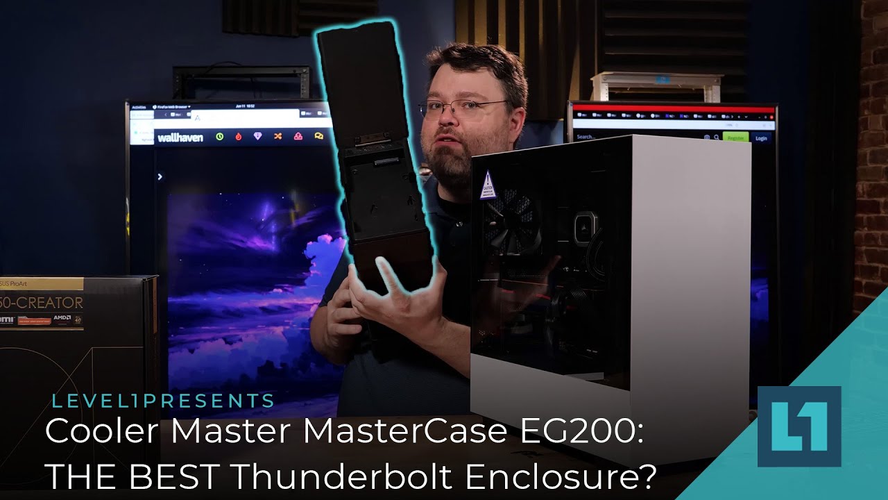 Cooler Master MasterCase EG200: THE BEST Thunderbolt Enclosure? Tested on Thunderbolt 4!