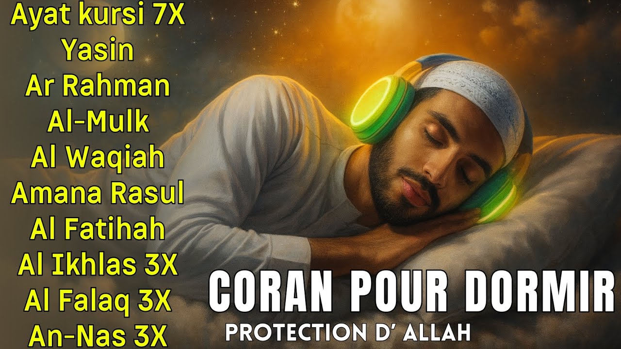 Le Coran de la nuit – Écoute avant de dormir pour apaiser ton cœur et te protéger jusqu’à l’aube