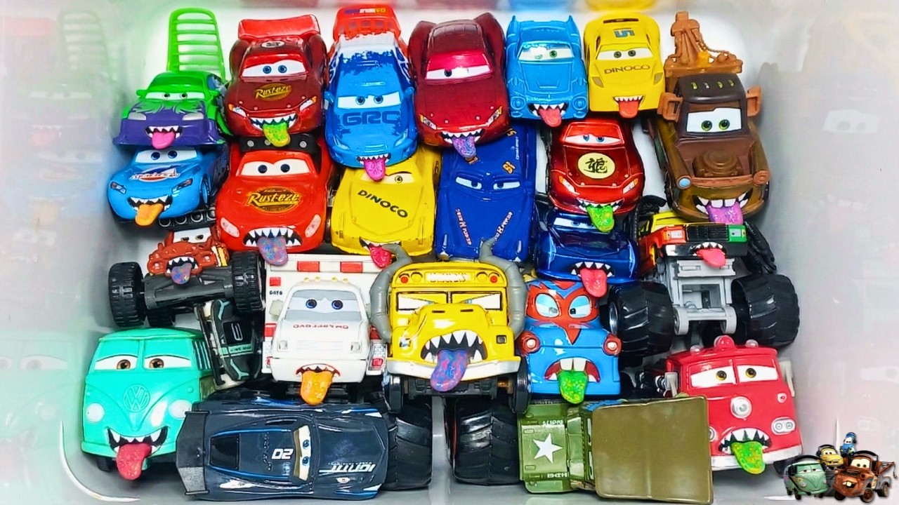 Disney Pixar Cars Unboxing Review | Lightning McQueen, Tow Mater, Chick Hicks, Sally , Cruz ASMR Car