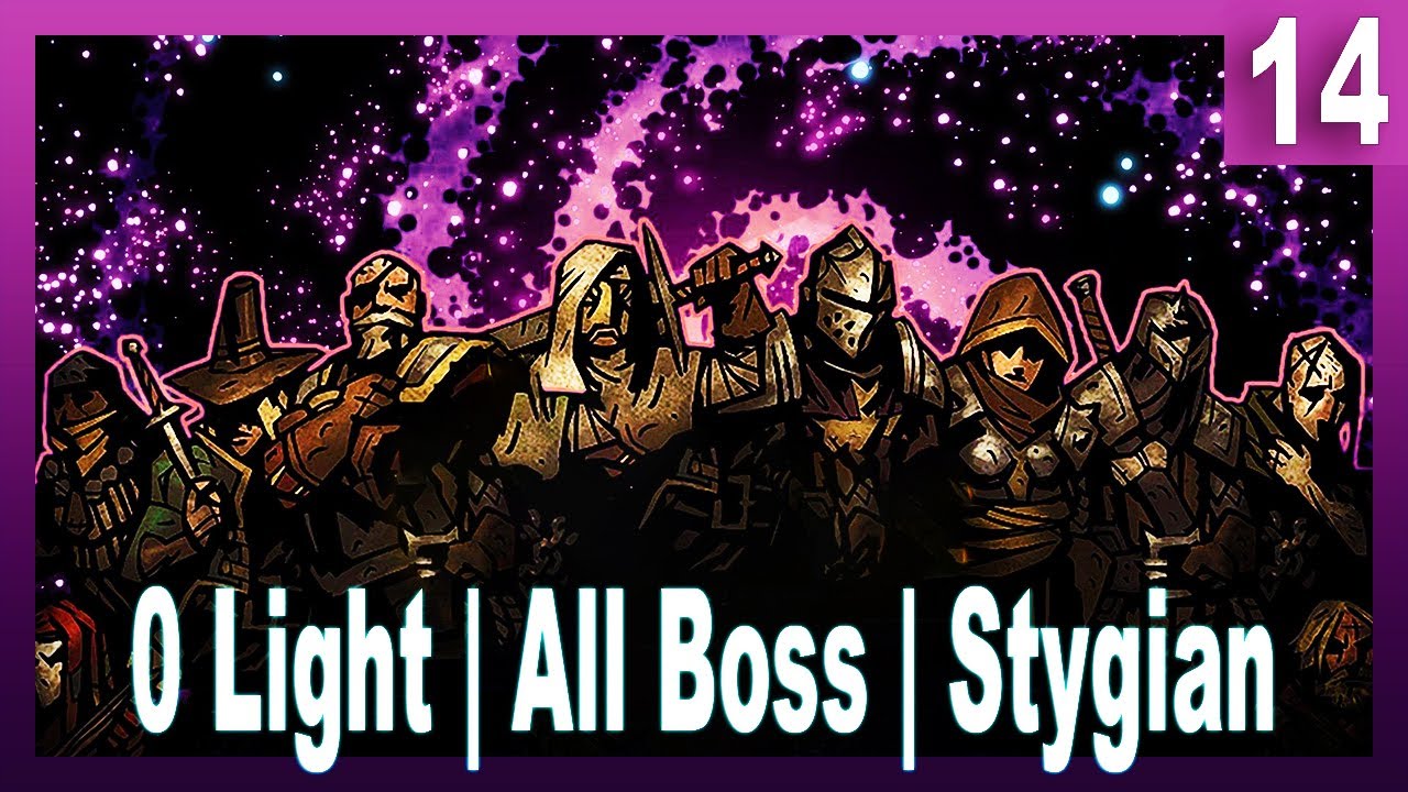 Darkest Dungeon Challenge Run Playthrough - No Light, All Bosses, Stygian | 14