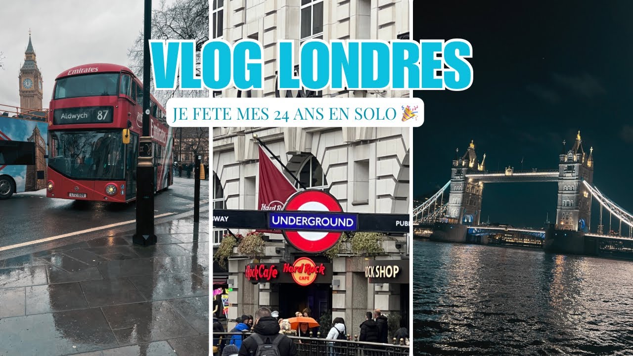 🇬🇧 VLOG LONDRES || 2025 (ma première fois à l’étranger) 