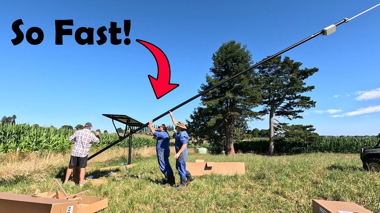 Installing The WIFI Solar Towers