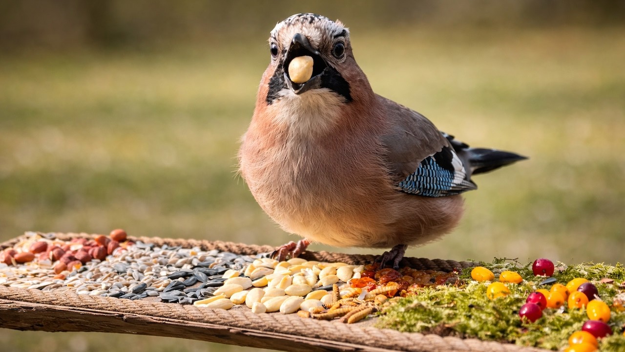 When European Jays Take the Peanuts | 3 Hours at My Bird Feeder