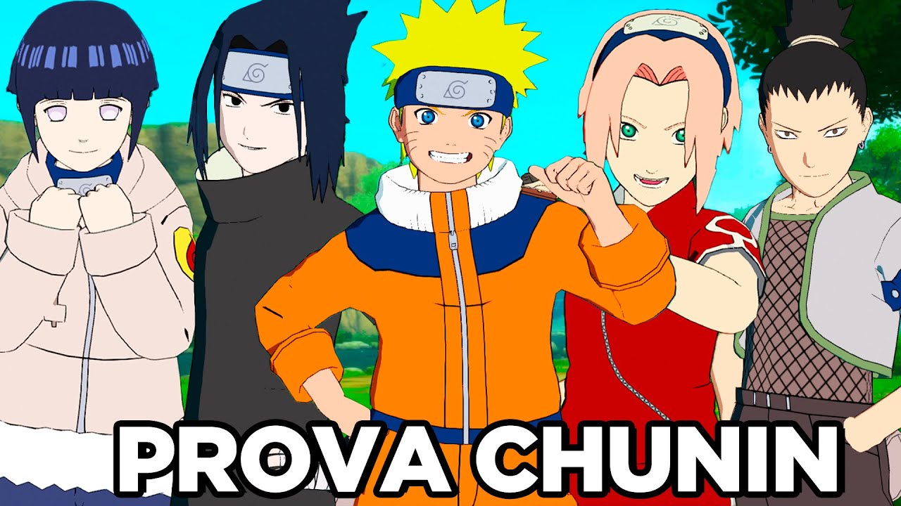 CRIEI A PROVA CHUNIN DOS 9 DE KONOHA no NARUTO STORM CONNECTIONS