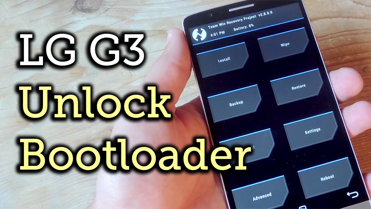LG G3 Bootloader Unlock & TWRP Installation Method [How-To]
