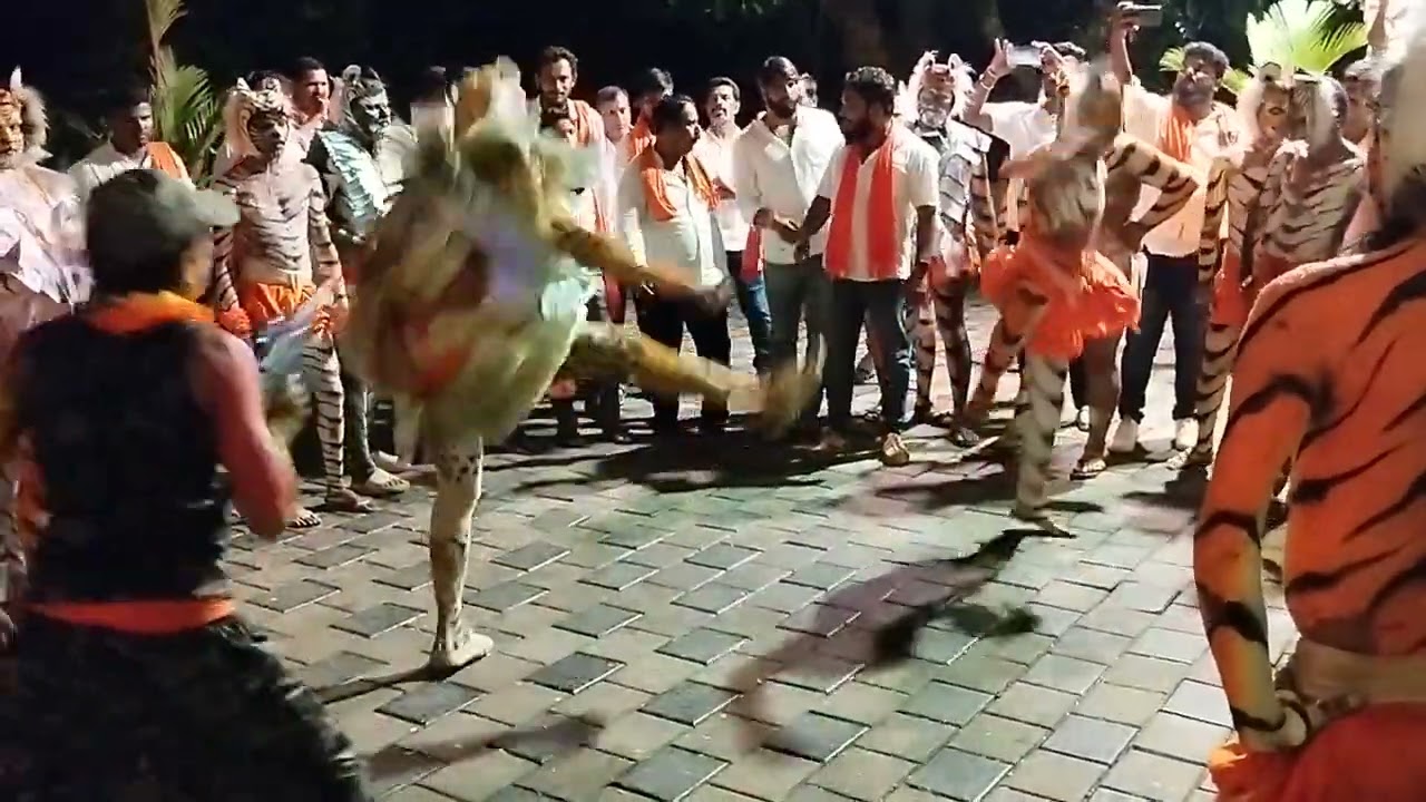 Tiger Dance Pili Nalike Kadiyali Udupi Krishnajanmashtami 2023