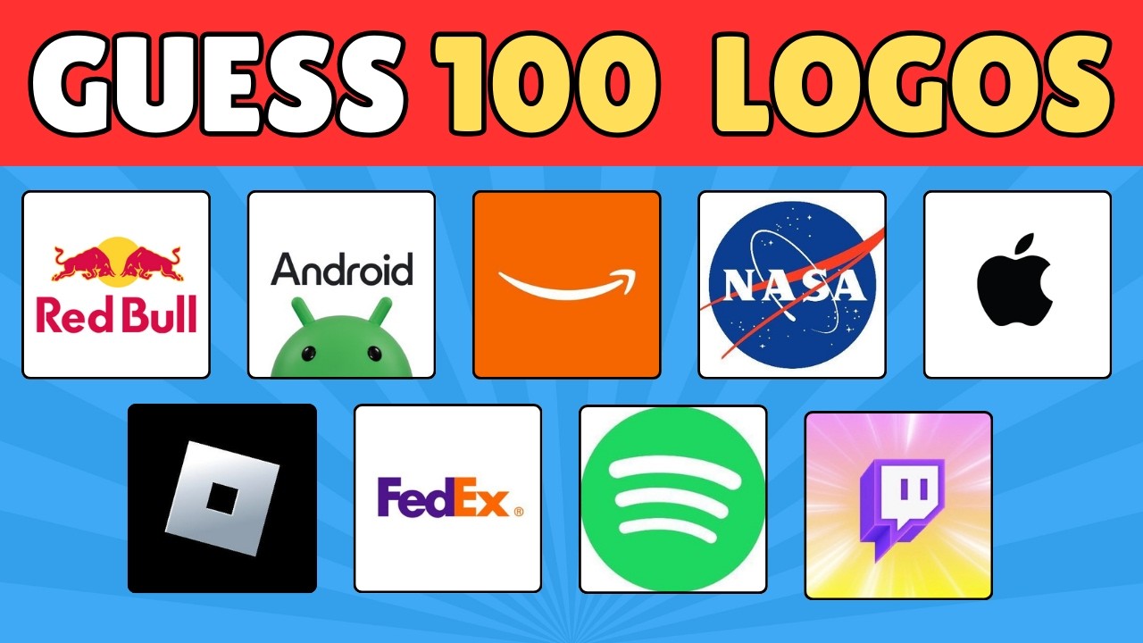 Guess the Logo Quiz | Can You Guess the 100 Logos?