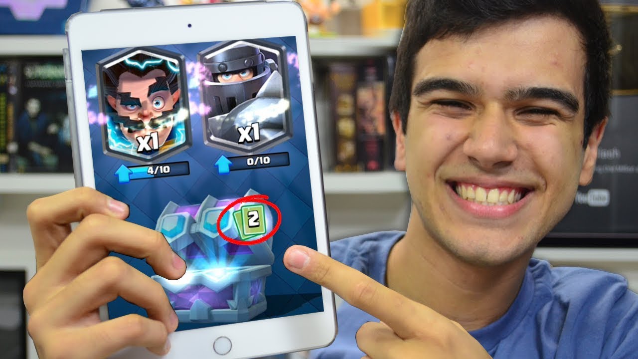O MELHOR BAÚ QUE EU JÁ ABRI NO CLASH ROYALE!!