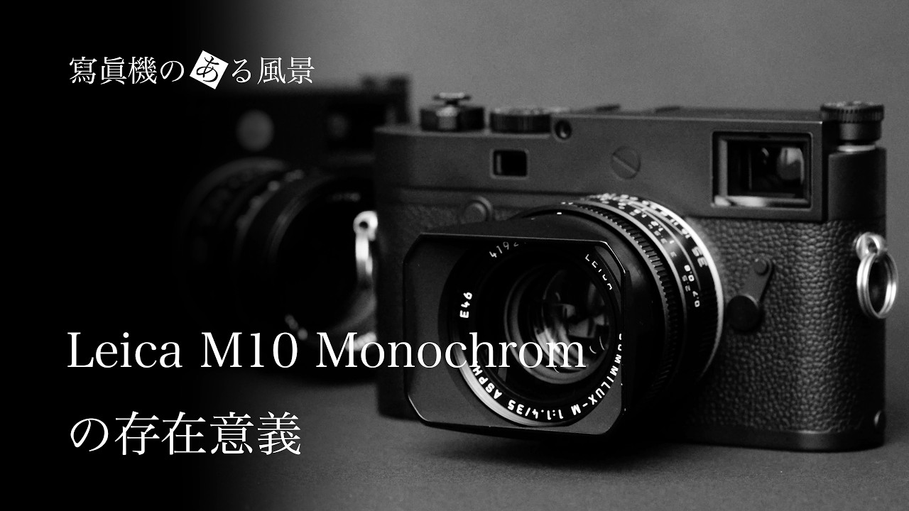 ライカ Leica M10 Monochrom - M11との比較検証からその存在意義を探る -