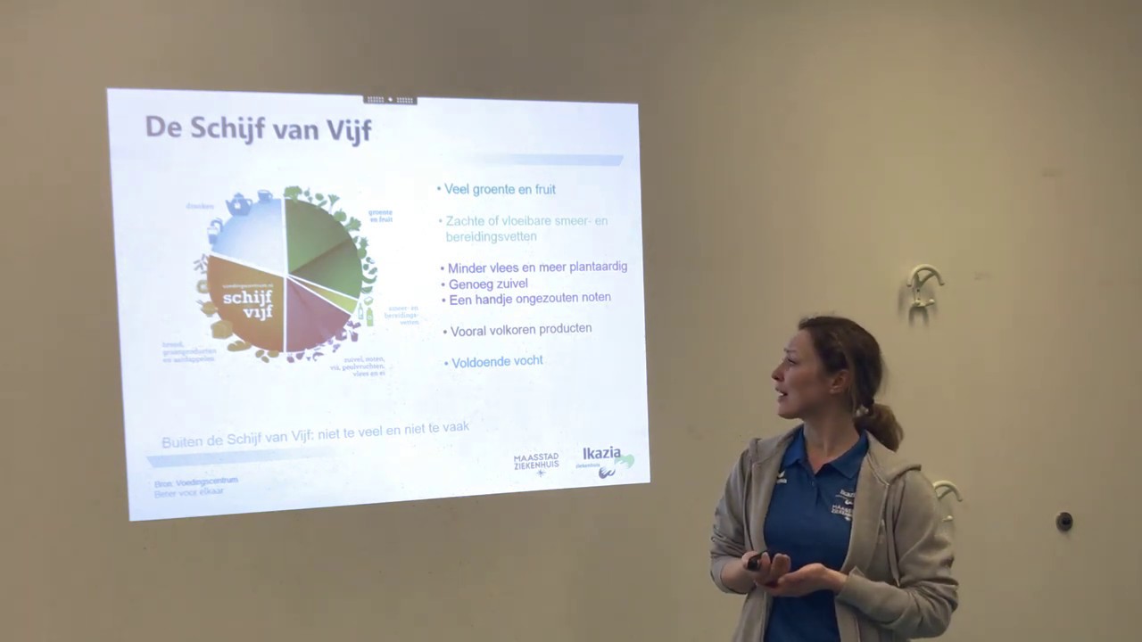 Gezonde voeding en de schijf van vijf dietist Ikazia Ziekenhuis Rotterdam legt uit