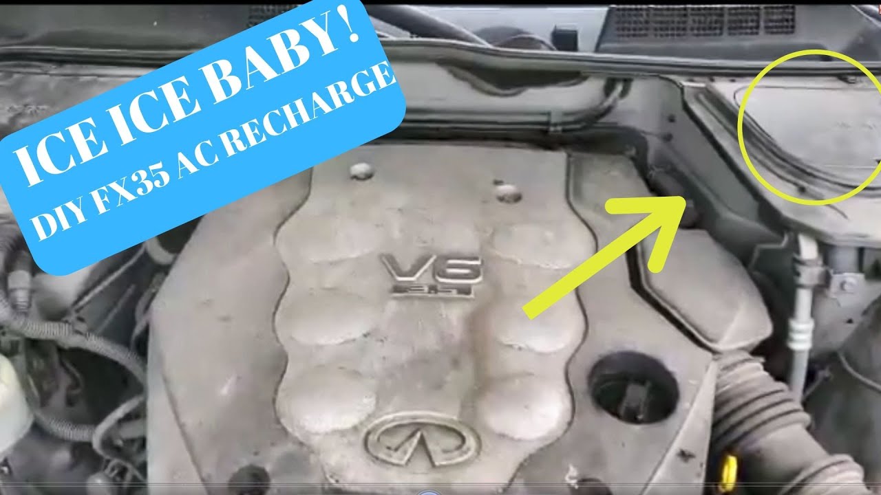 2003-2008 FX35 FX45 Murano Easy A/C Recharge