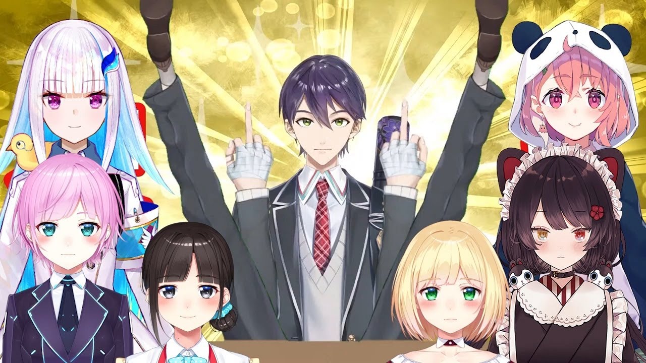 Compilation of Kenmochi Touya & Niji girls' various moments Part 1【Eng Sub / Unhinged / Nijisanji】