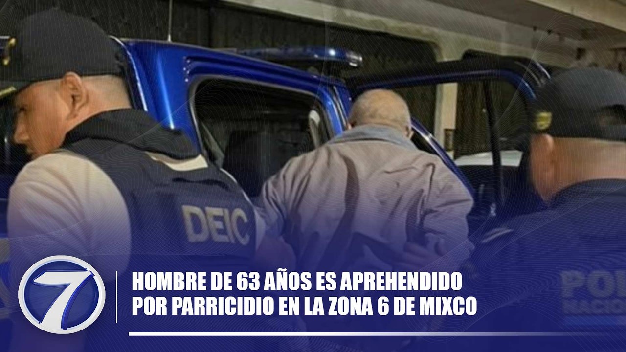 Hombre de 63 años es aprehendido por parricidio en la Zona 6 de Mixco
