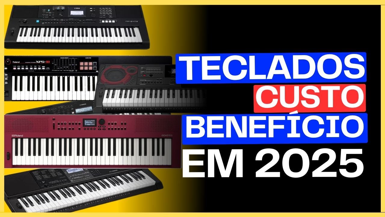 Os melhores teclados custo benefício em 2025 | live#197 | Spencer Pablo
