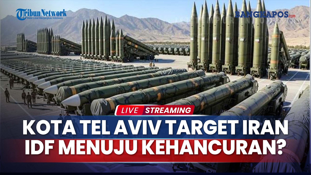 🔴  Kota-kota Israel Target Kebrutalan Rudal Balistik Iran, Nasib IDF Menuju Kehancuran?