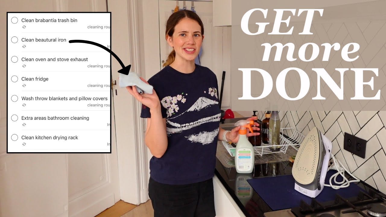 Efficient Home Cleaning Tips: Get More Done by Planning Your Week!