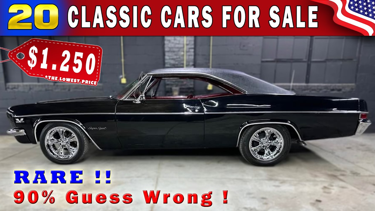 OMG! 20 Classic Cars for Sale CHEAP You WON'T Believe!!