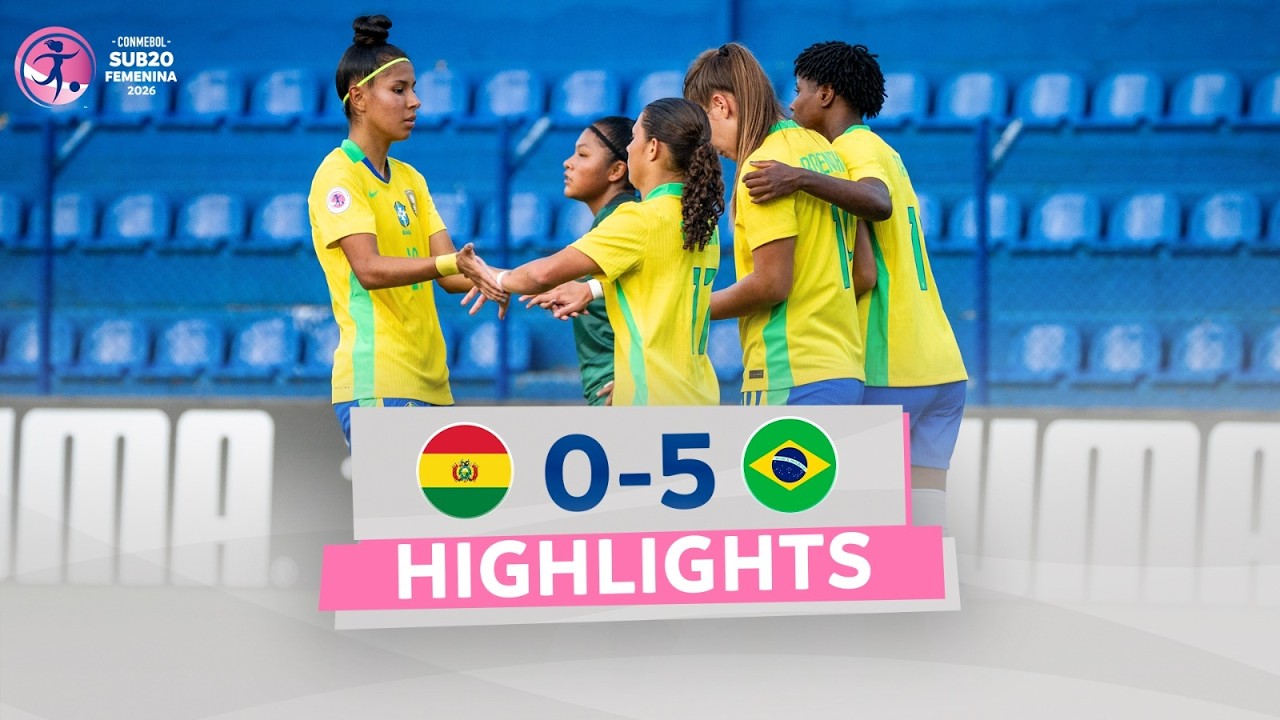 BOLIVIA vs. BRASIL [0-5] | RESUMEN | CONMEBOL SUB20 FEMENINA 2026 | FASE DE GRUPOS