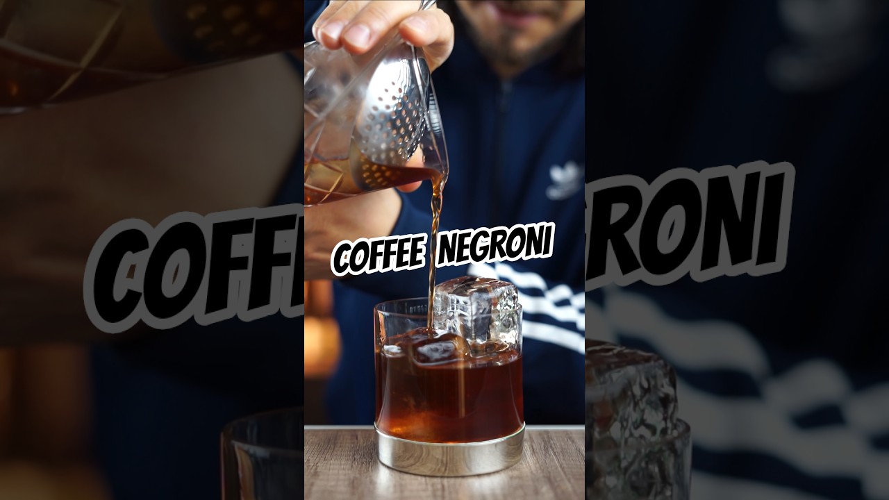 COFFEE NEGRONI un c&oacute;ctel perfecto para los amantes del caf&eacute; #cocteleria #cocktail #bartender #coffee