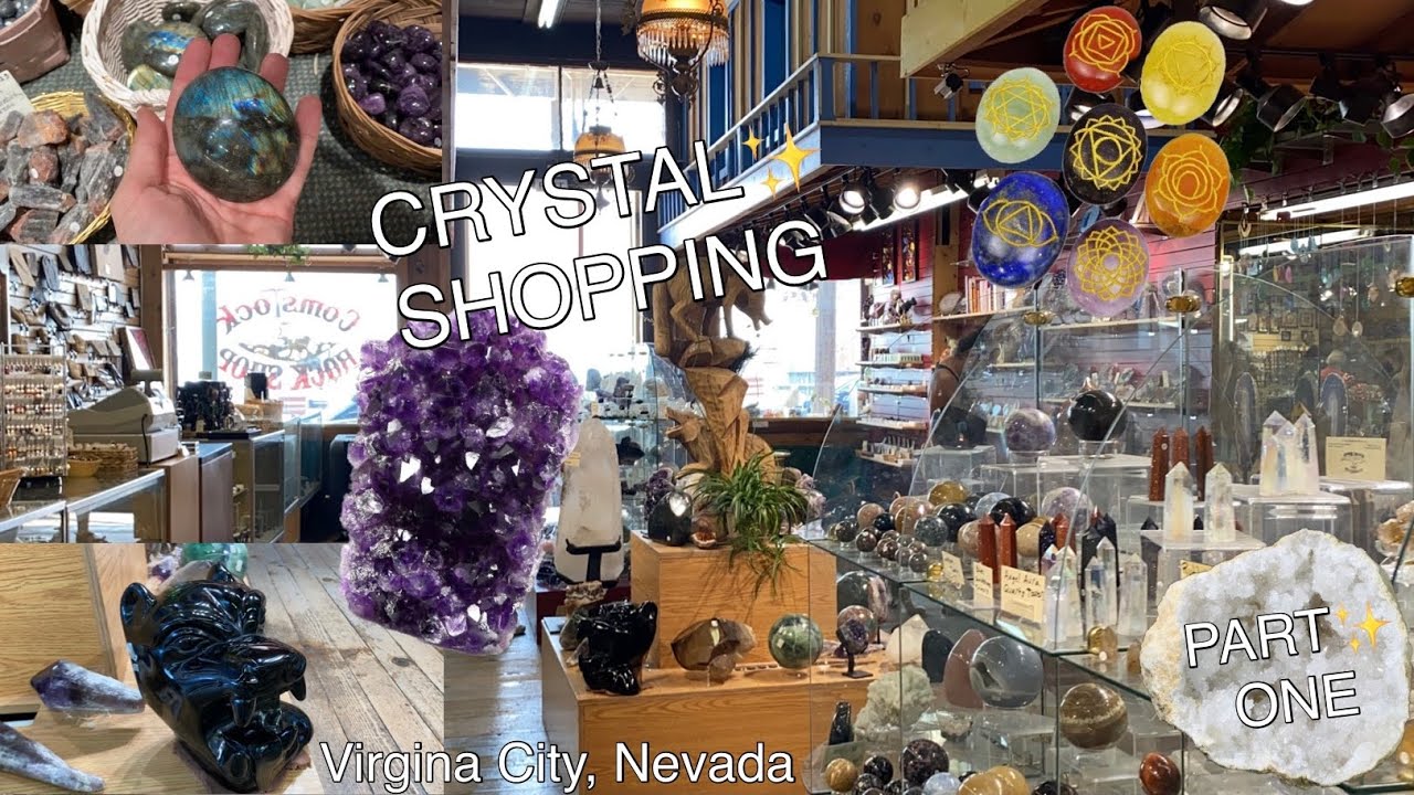 CRYSTAL✨SHOPPING AT MY FAVORITE CRYSTAL/ROCK SHOP in Virgina City, Nevada (PART 1) (HAUL in PART 2)