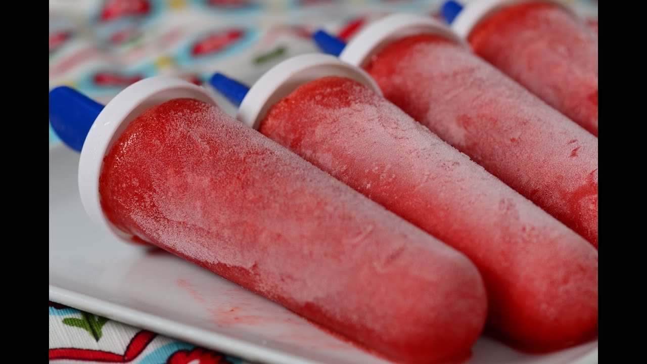 Frozen Fruit Pops Recipe Demonstration - Joyofbaking.com