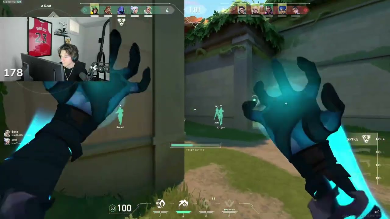 ZANDERFPS OMEN LOTUS PRO RADIANT VALORANT GAMEPLAY! FULL MATCH VOD