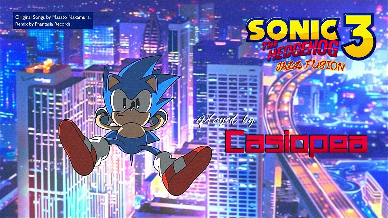 Sonic 3 & Knuckles | Played by Casiopea | Jazz Fusion Mix