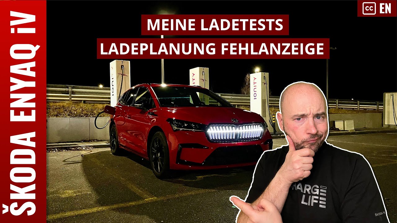 Skoda ENYAQ iV 80 Laden inkl. Ladeplanung - Dauer, Leistung, Probleme - Appell an Skoda zum Update!