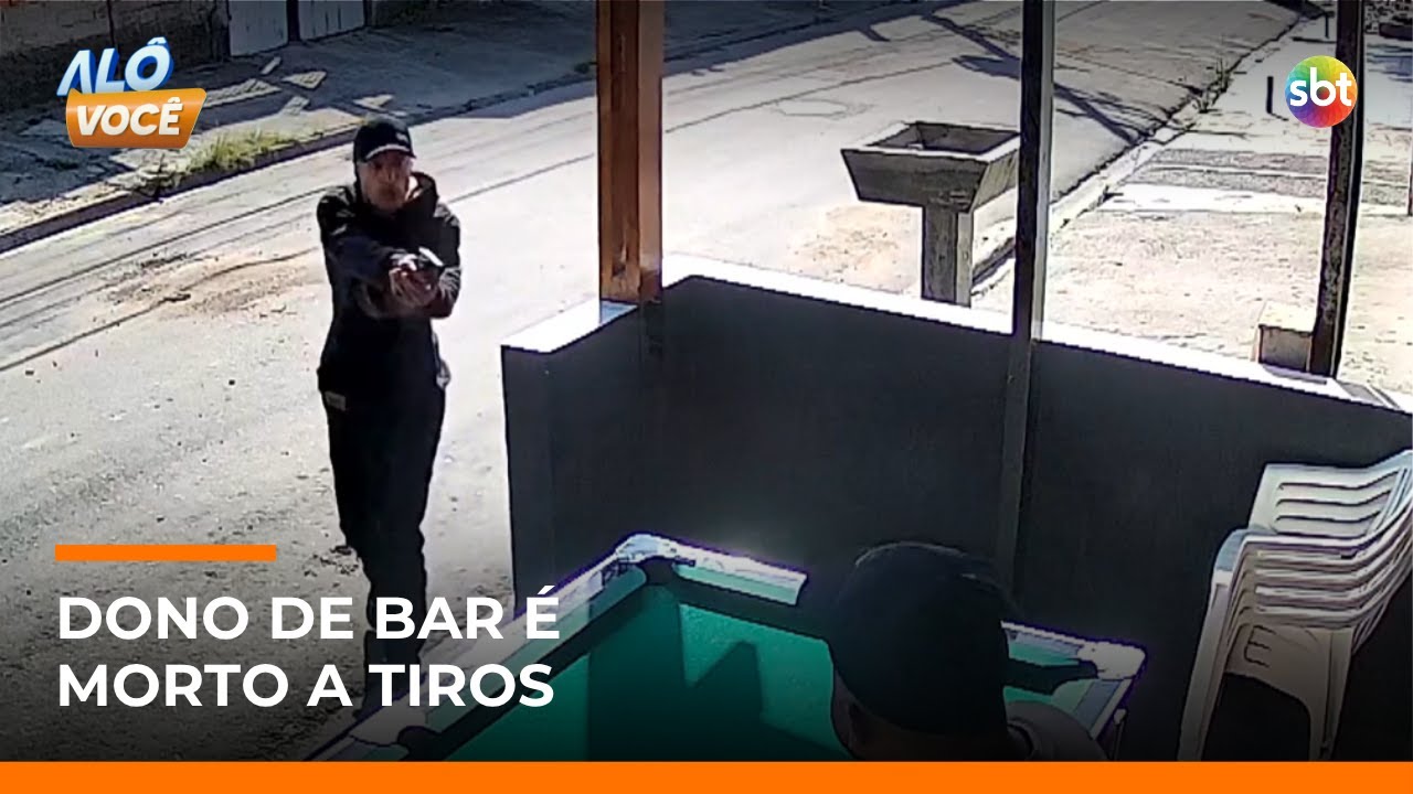 Pol&iacute;cia investiga execu&ccedil;&atilde;o de dono de bar na Grande SP | #AloVoce
