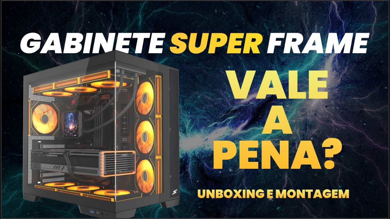 Gabinete SuperFrame Drakor Vale a Pena? Unboxing Completo.
