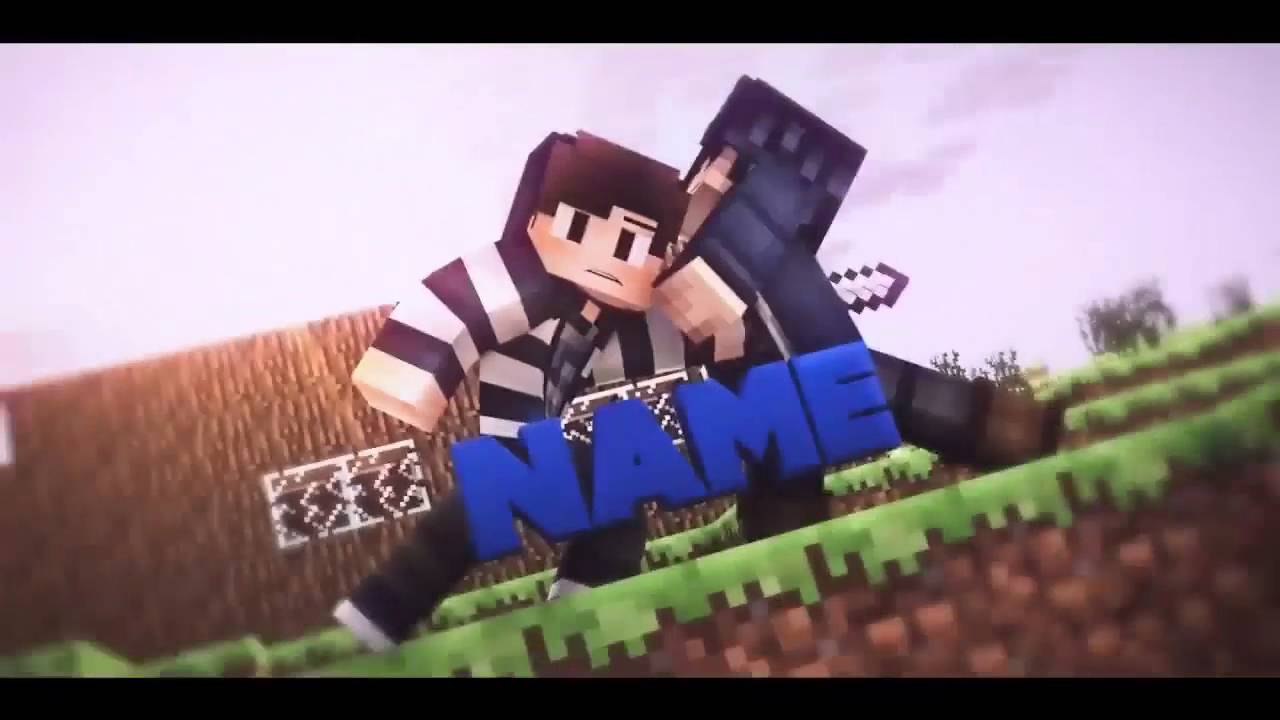 TOP MINECRAFT INTRO EDITABLES C4D-AE  |  TOP