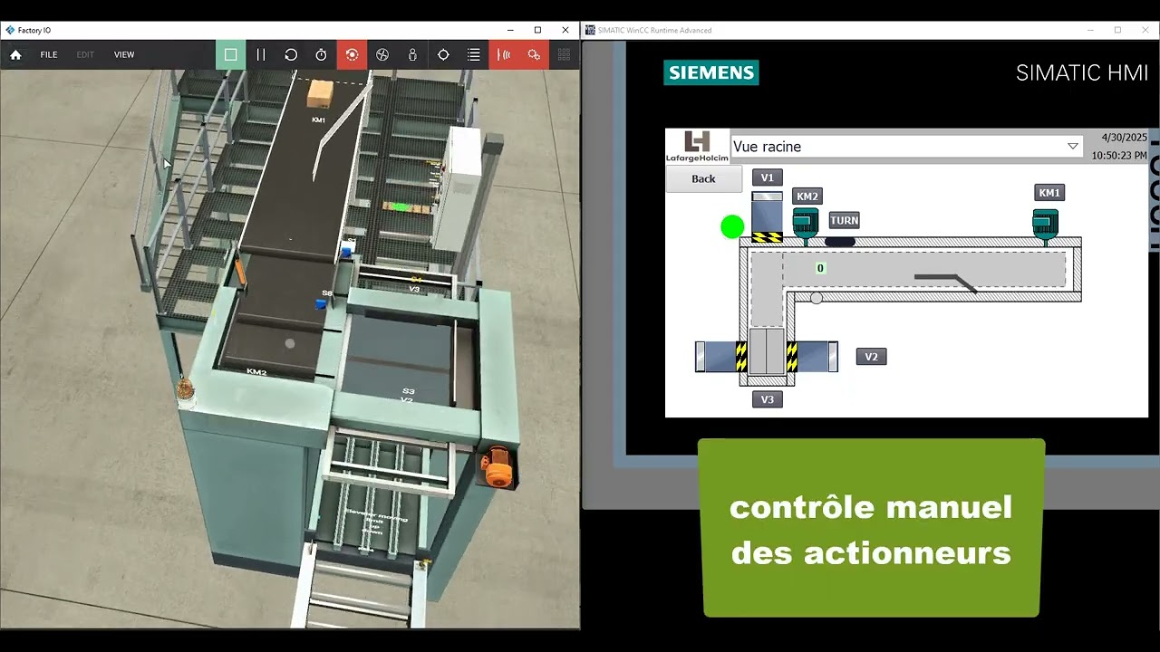 ✅ Simulation d’un système de palettisation inspiré d’un procédé réel – LafargeHolcim Meknès