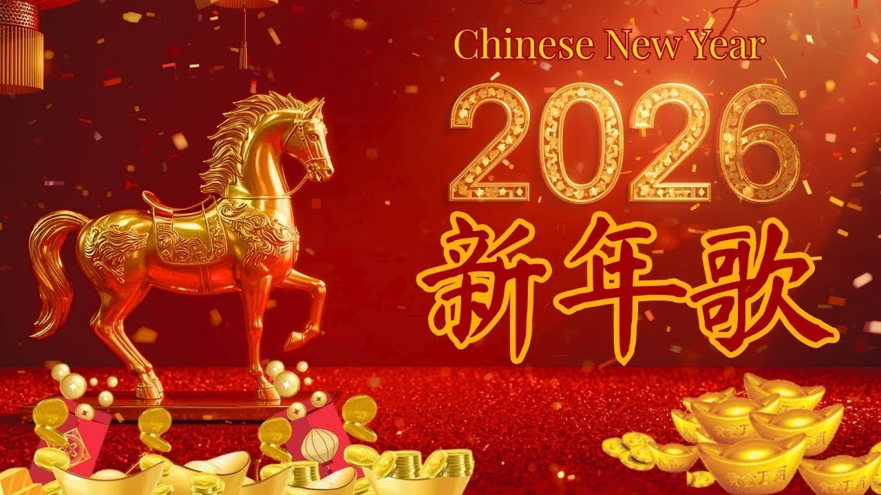 Chinese New Year Songs 2026 - 新年经典贺岁歌曲合集 | 财神到 发财歌 | CNY Music 2026 - Music hot