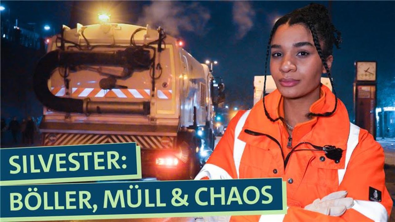 Fegen vs. Feuerwerk: Wie krass ist der Job bei der Stadtreinigung Hamburg an Silvester?