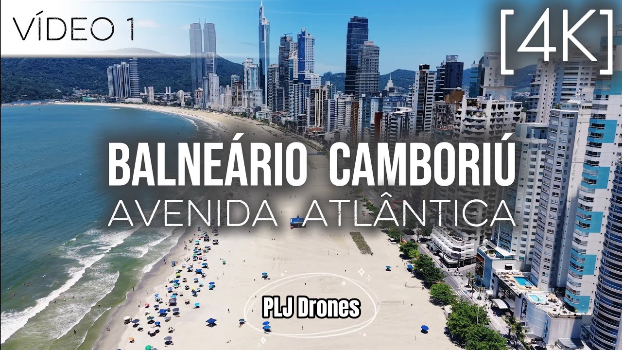 317 - 4K - Drone - Balneário Camboriú - Av. Atlântica #balneariocamboriu #camboriú #praia #brasil 