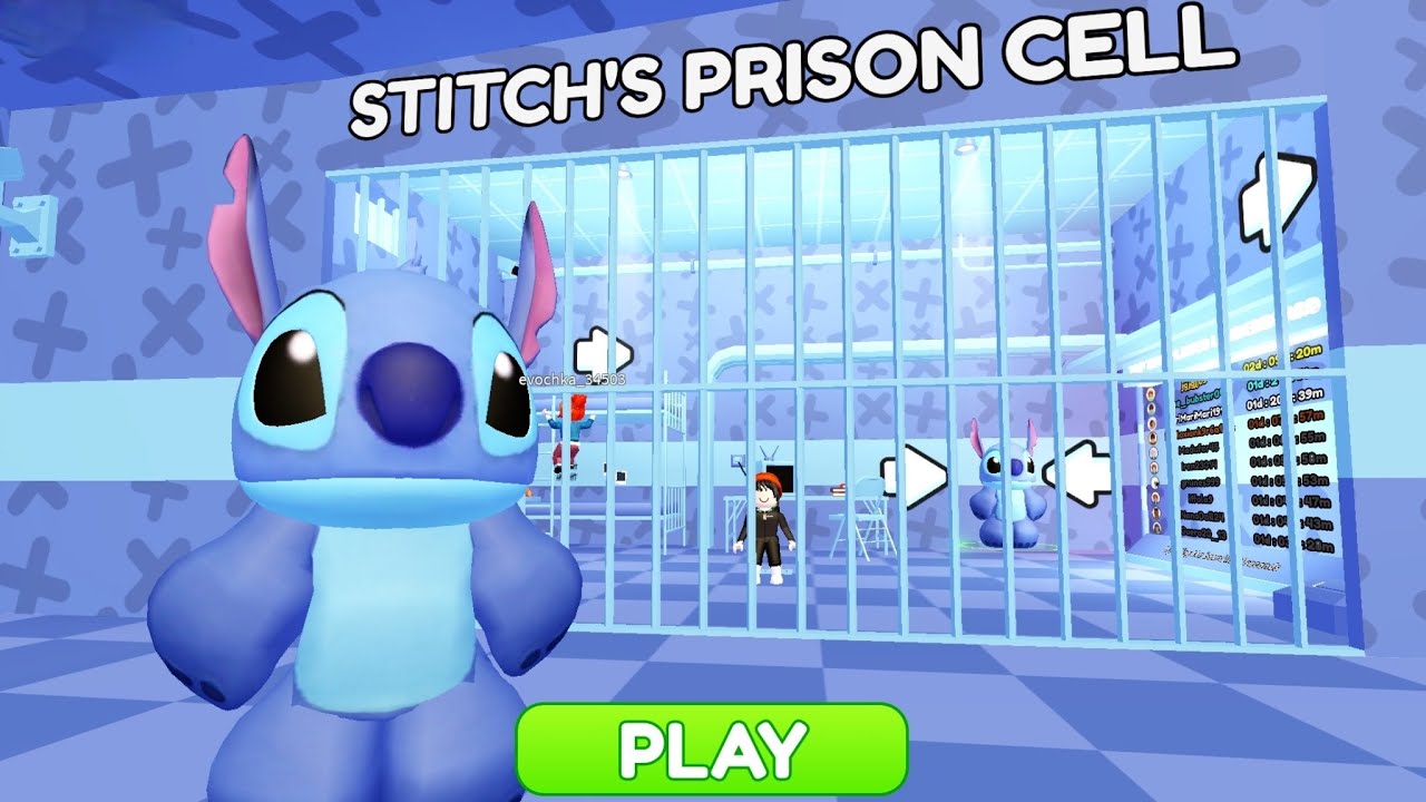Stitch's prison cell😁