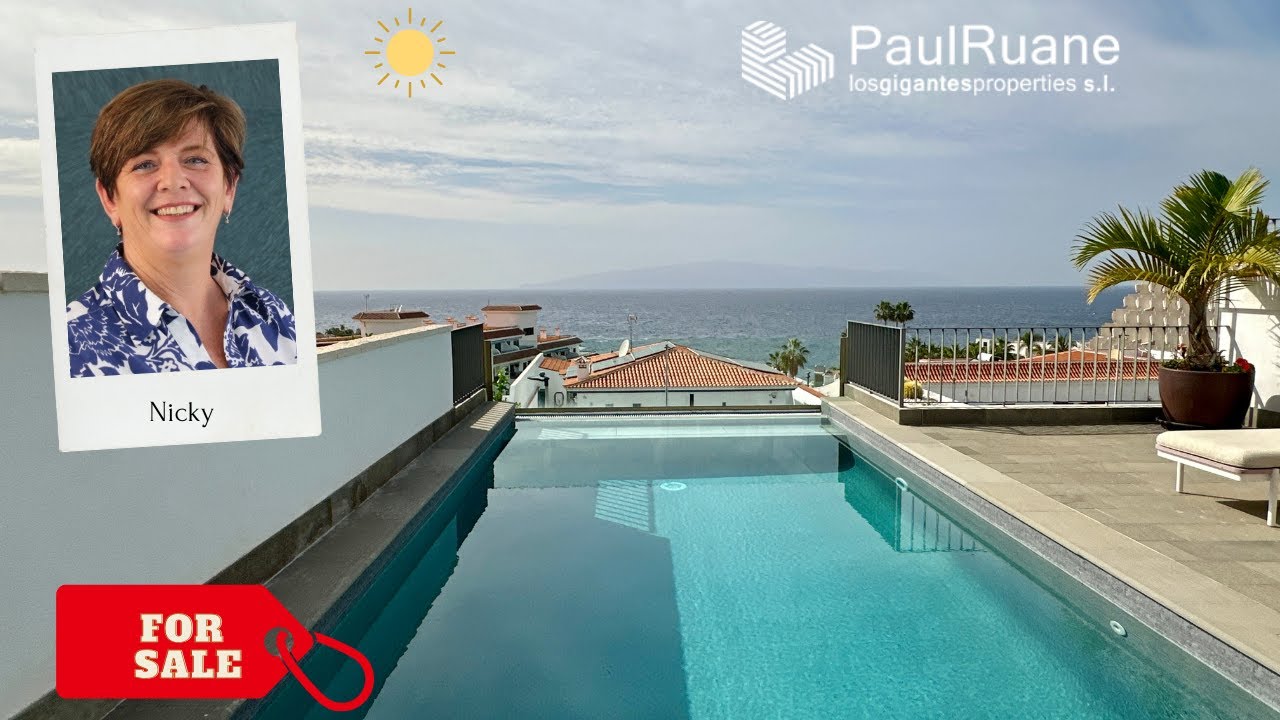 Stunning luxury villa for sale in Playa de la Arena, West Tenerife