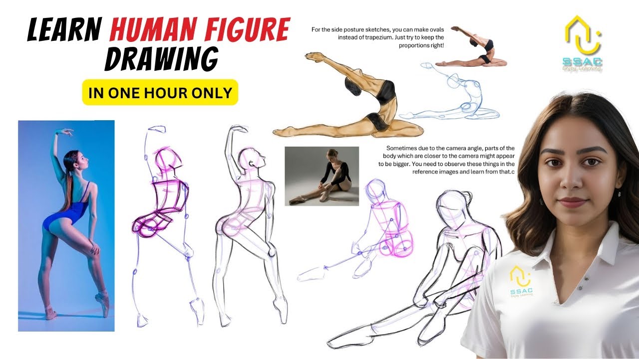 NATA & JEE(B.Arch) Drawing Preparation | Complete Human Figures in 1 Hour | NO CLICKBAIT