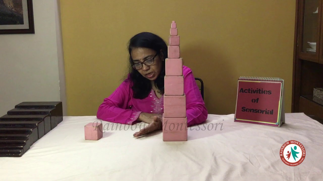Montessori - Sensorial - Visual Sense - Pink Tower